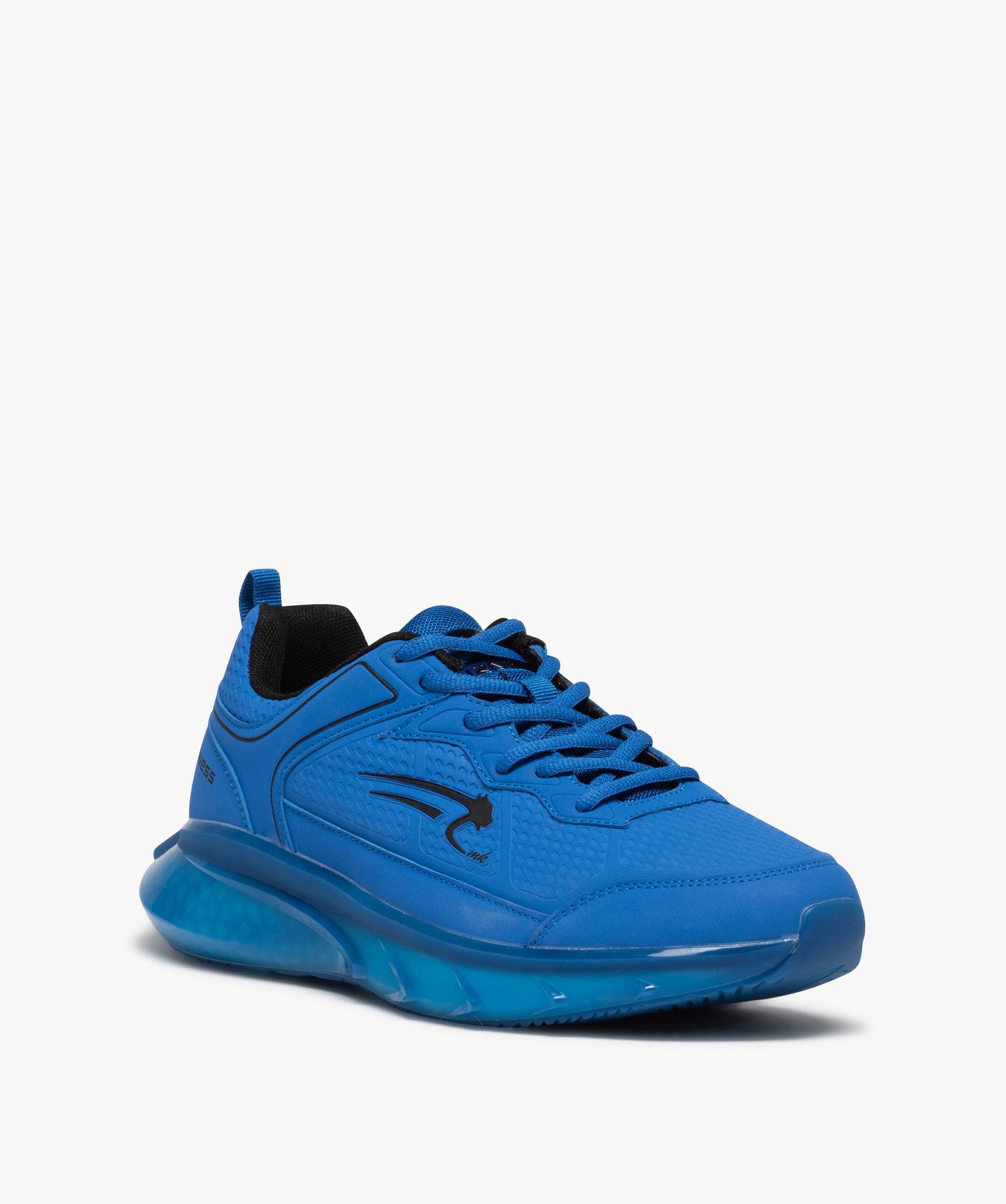 Baskets homme running dessus mat uni - Airness bleu | GEMO