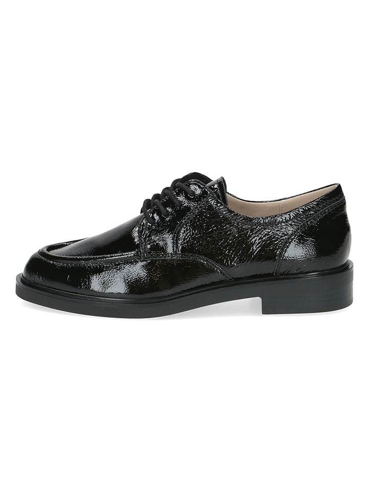 Caprice Leder-Schnürschuhe in Schwarz günstig kaufen
