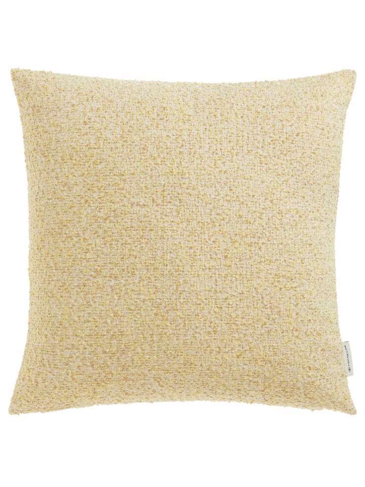Tom Tailor Zierkissenhülle BOUCLÉ in Gelb günstig kaufen 45 x 45 cm