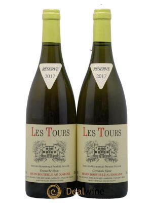 IGP Vaucluse (Vin de Pays de Vaucluse) Les Tours Grenache Blanc Emmanuel Reynaud  2017 - Lot de 2 Bouteilles