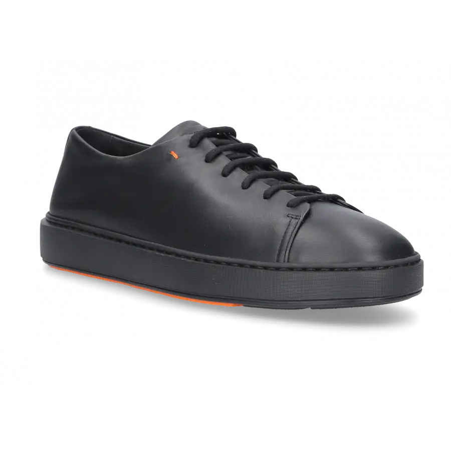 Santoni - Sneaker low 21640 Kalbsleder - schwarz
