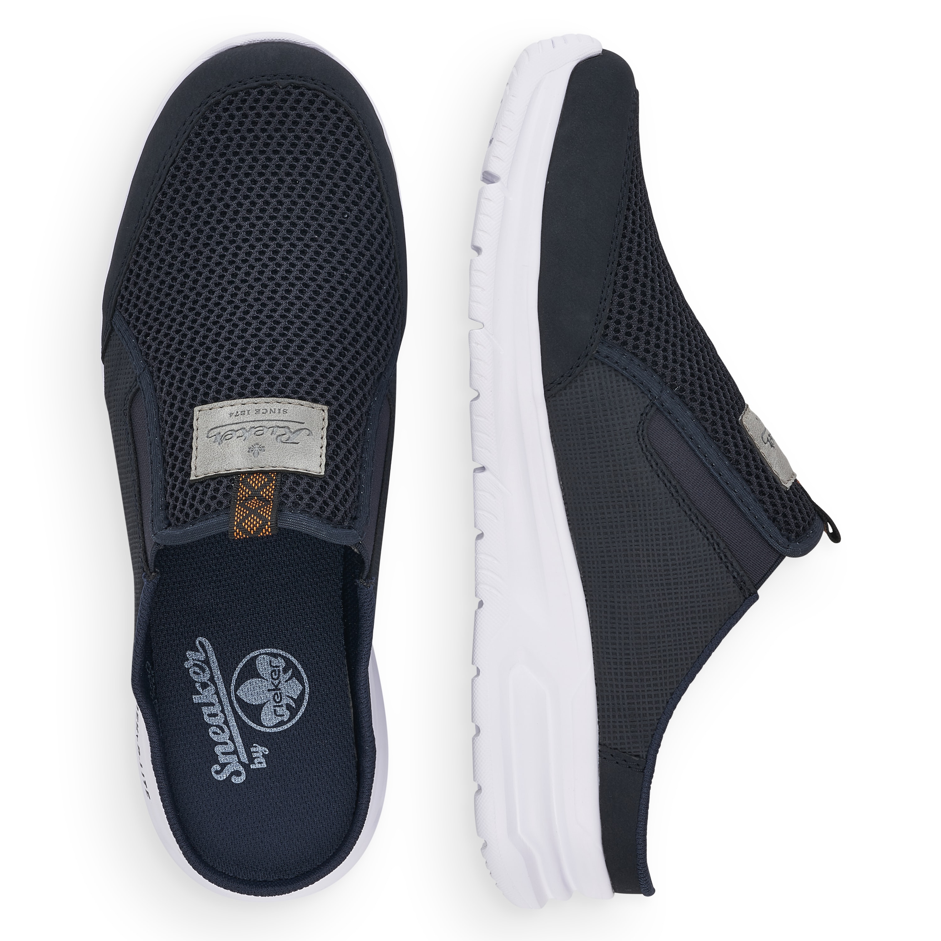 Rieker Herren Clogs marineblau
