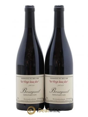 Bourgueil Vingt Lieux Dits Domaine du Bel Air  2018 - Lot de 2 Bouteilles