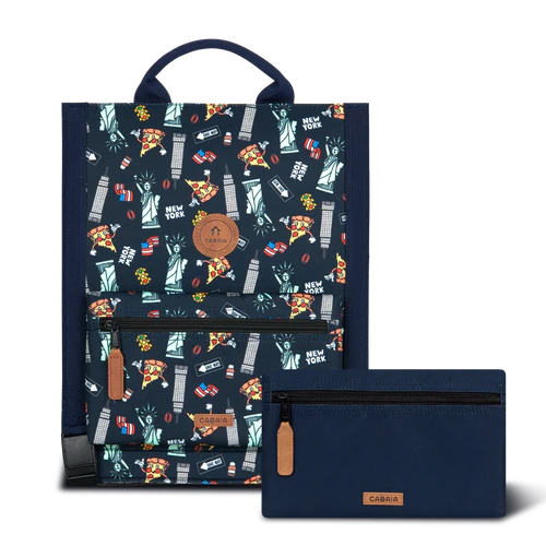 Cartable Discover Large Brooklyn Bleu marine