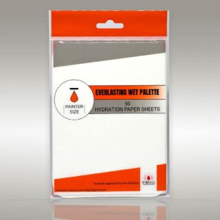 Everlasting Wet Palette 50x Hydratationspapierblätter für Painter  Lite und v1