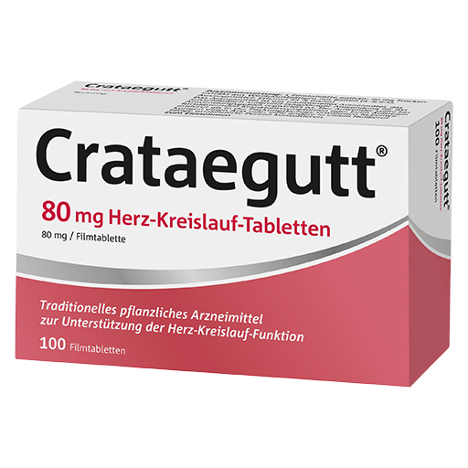 CRATAEGUTT 80 mg Herz-Kreislauf-Tabletten  100 St  Filmtabletten