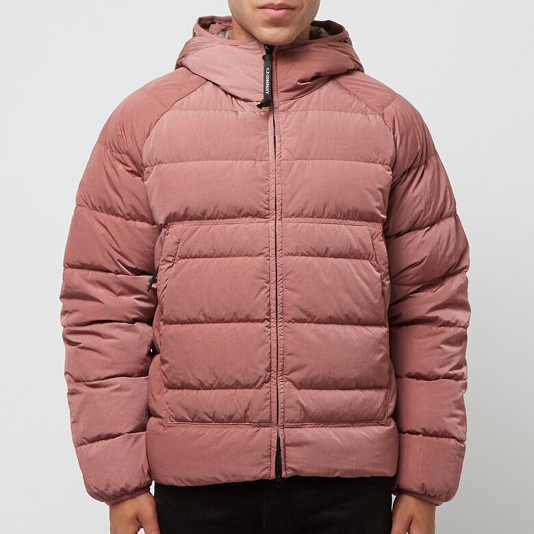 C. P. Company Eco-Chrome R Goggle Down Jacket cedar wood