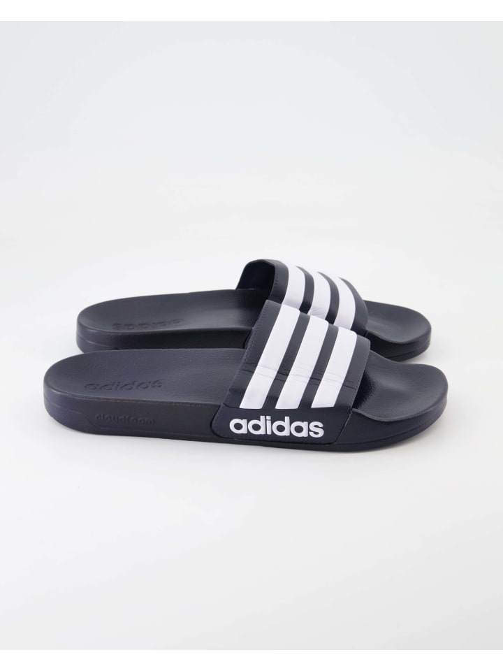 adidas Pantoletten in Blau günstig kaufen