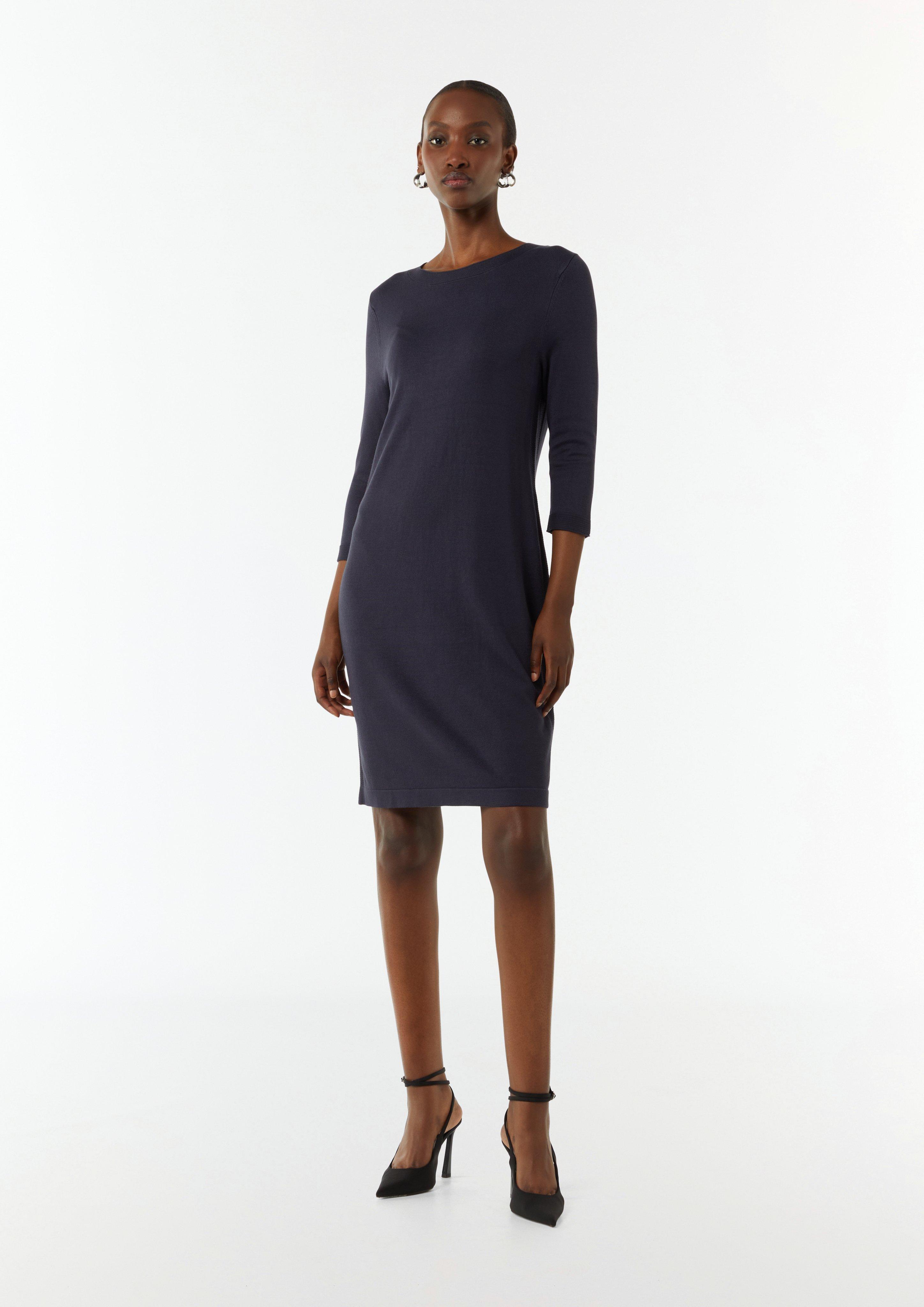 Strickkleid im Relaxed Fit - navy
