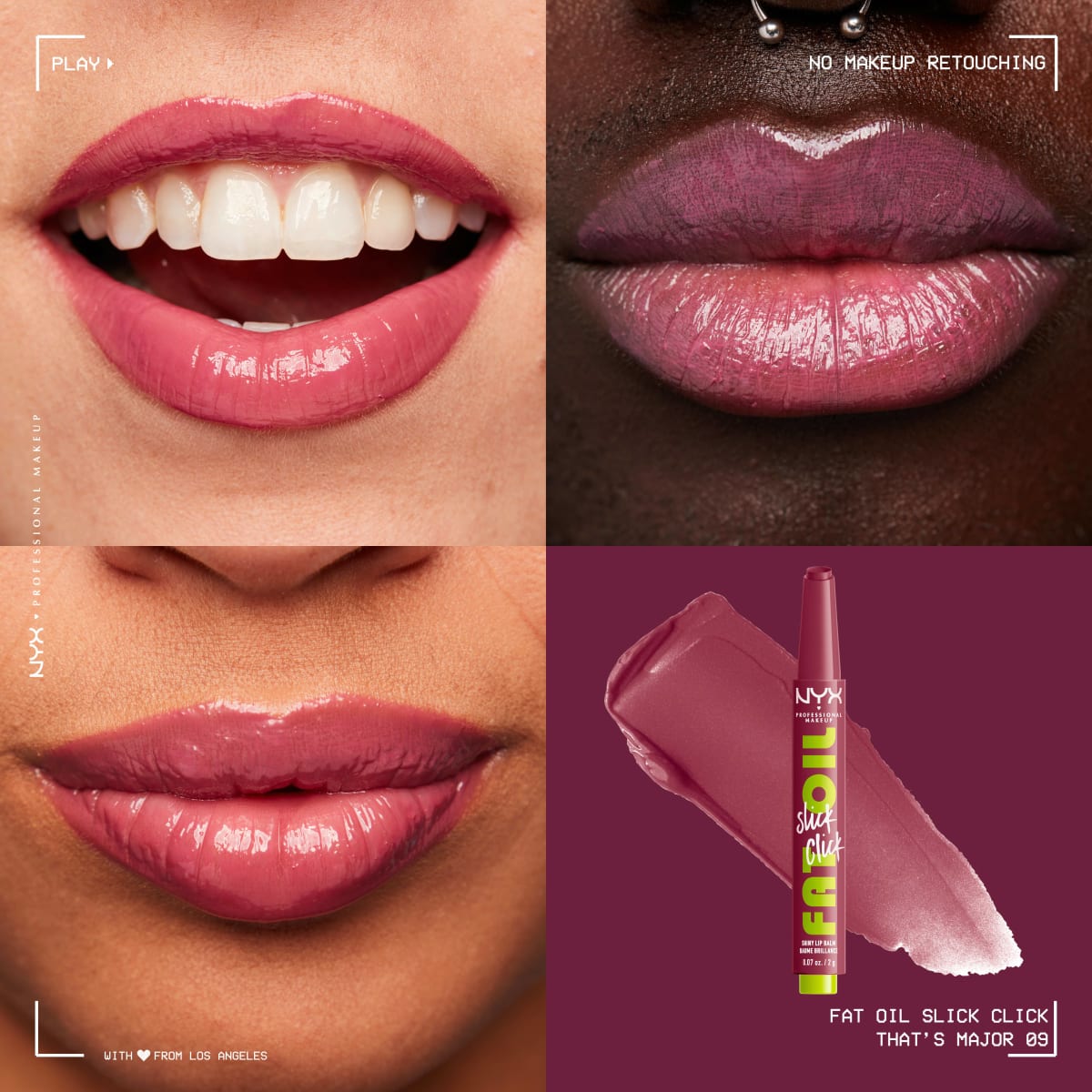 Lippenstift Fat Oil Slick Click 09 That's Major, 2 g