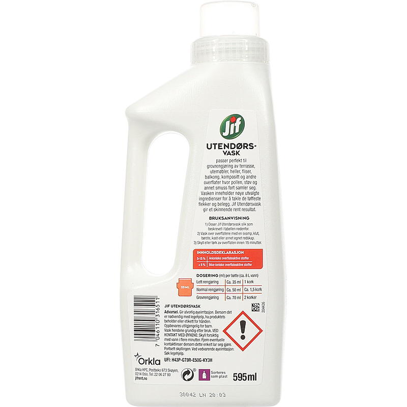 Jif Jif Utendørsvask 595 ml