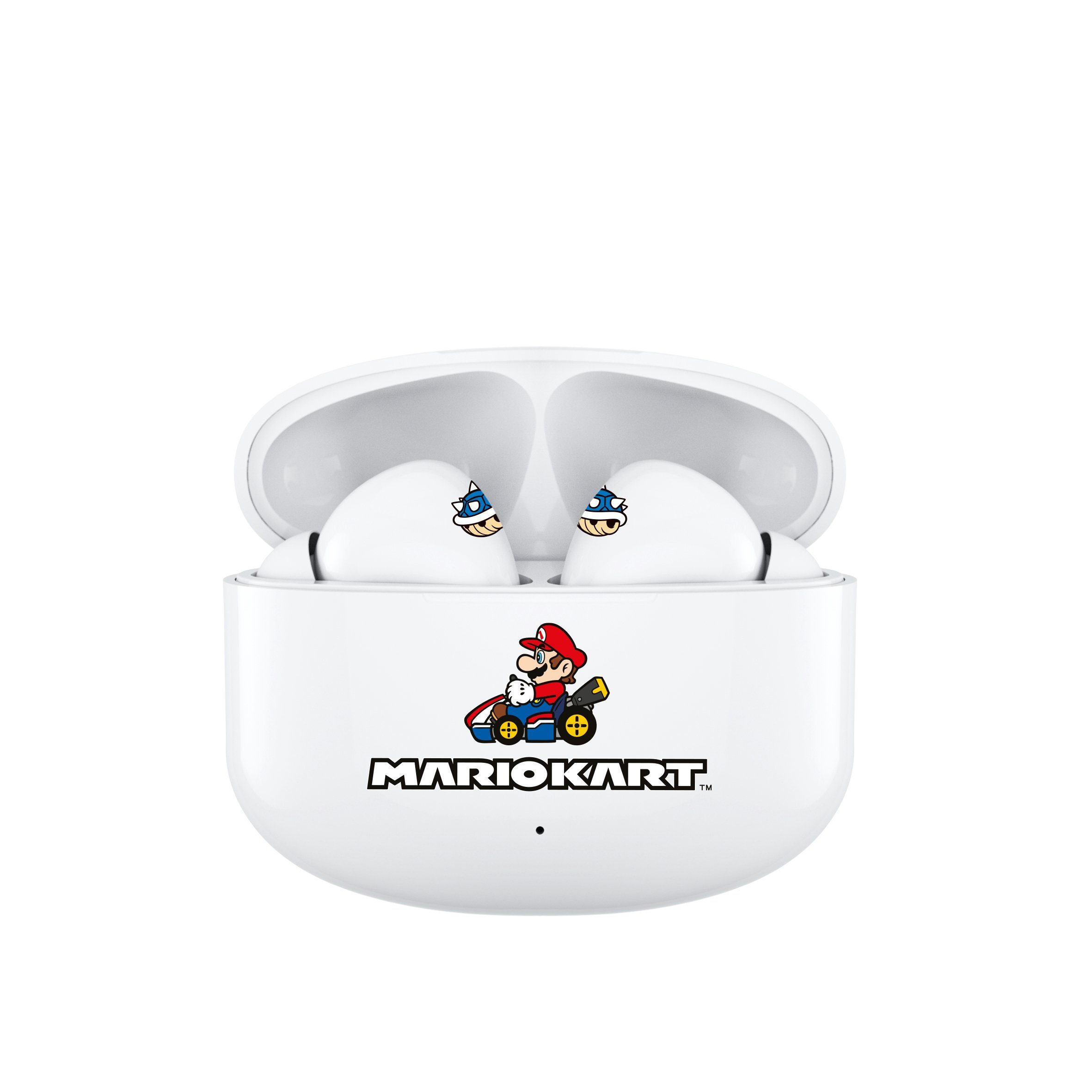 OTL Mariokart Bluetooth 5.1 Kinder-Kopfhörer mit Ladebox Bluetooth-Kopfhörer (Google Assistant, Siri, Alexa, Voice Assistant, BLuetooth, True Wireless, Hochwertiger Sound, Leichtes Gewicht)
