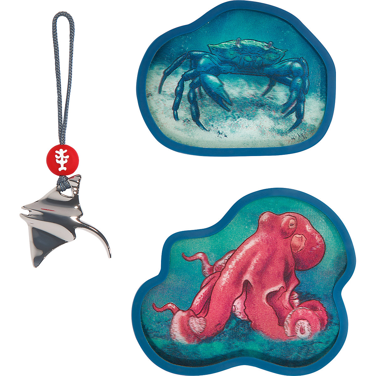 Schulranzenset CLOUD OCEAN Red Octopus, 5-tlg. (2023)