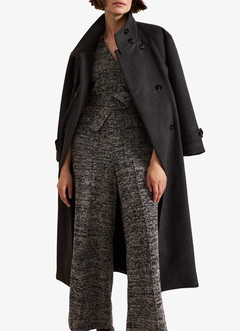 Phase Eight Lavinia wide fit jumpsuit in tweed look
