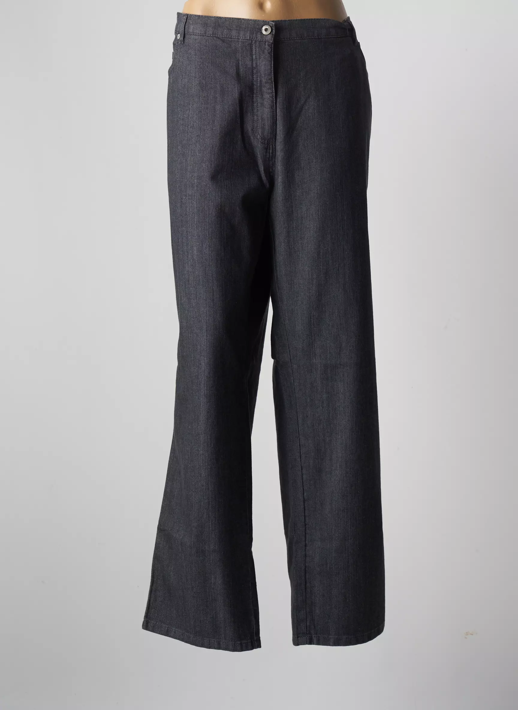 Richy Jeans Coupe Droite Femme couleur gris