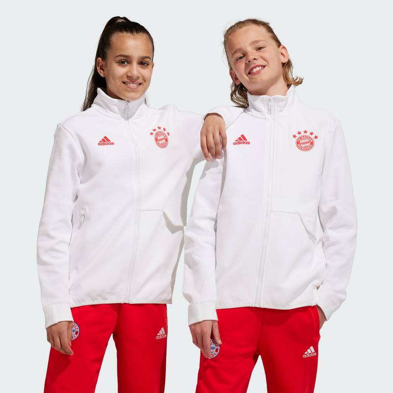 adidas FC Bayern München Juniors Anthem Jacke Sweatshirt Kinder