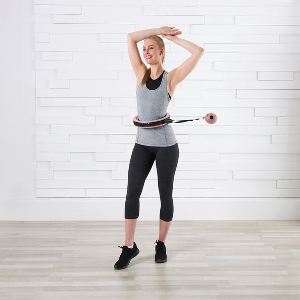 Smarter Fitnessreifen mit Timer, rosé