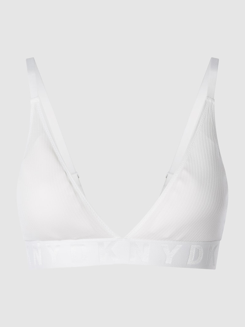 Bralette mit herausnehmbaren Cups in weiß
