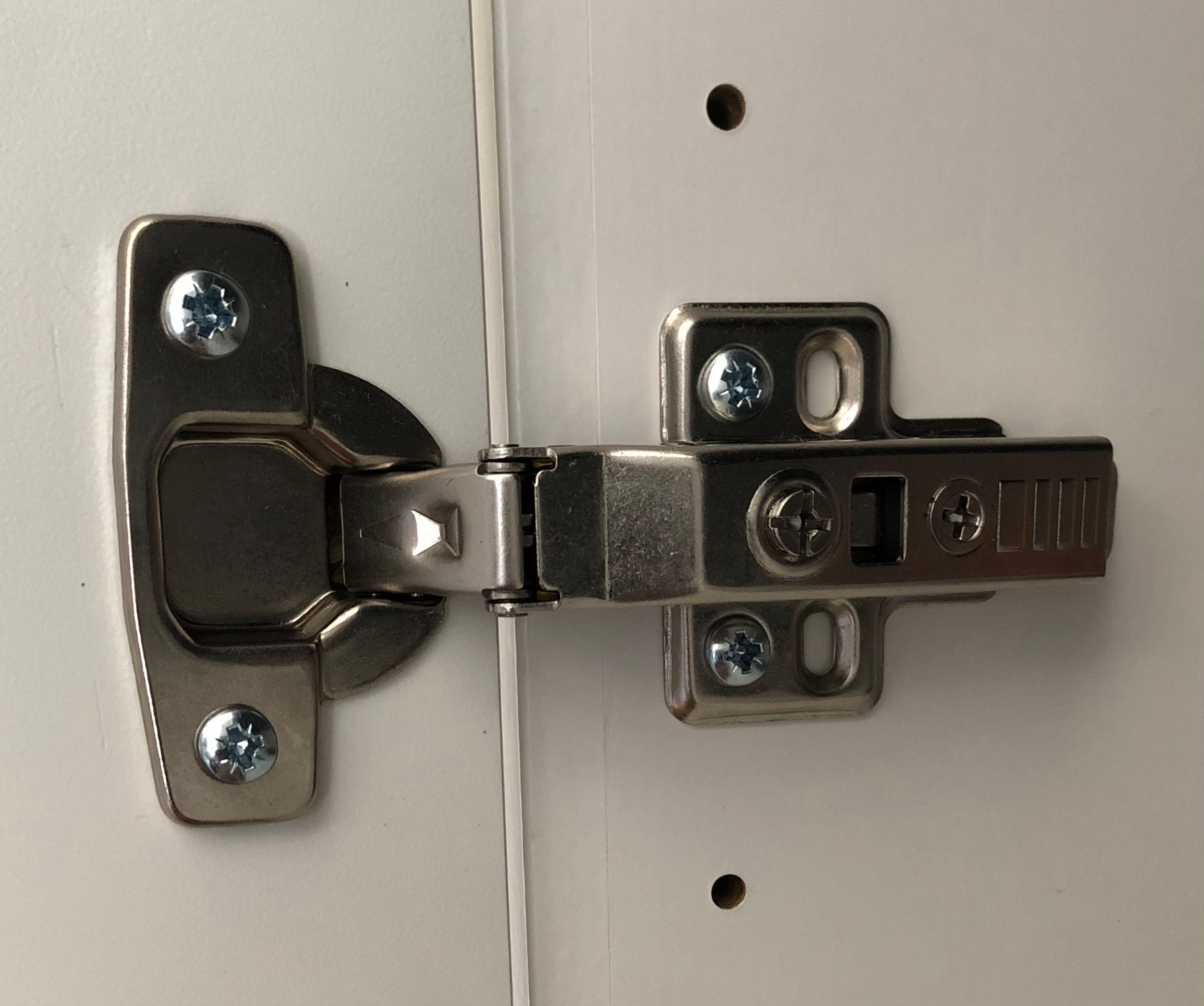 NELI Möbelbeschlag Scharniere mit Softclose (neu) passend für PAX (Ikea) (3 St)