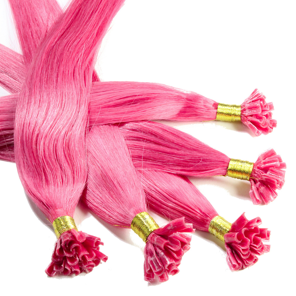 hair2heart Extensions à chaud bonding cheveux naturels #rose 0.5g extensions
