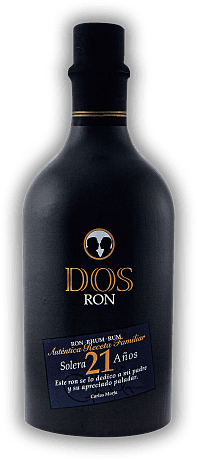 Dos Ron 21 Anos Dos Ron 21 Anos Golden glänzend, warm und süß mit harmonischer Balance. Alter 21 J. - 0,5	 Liter - Vol 40%