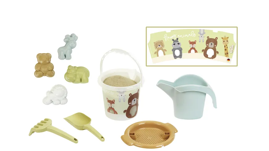 Theo Klein Little Foot - Sandeimer Set - Tierwelt, 2 L., Kunststoff recycelt