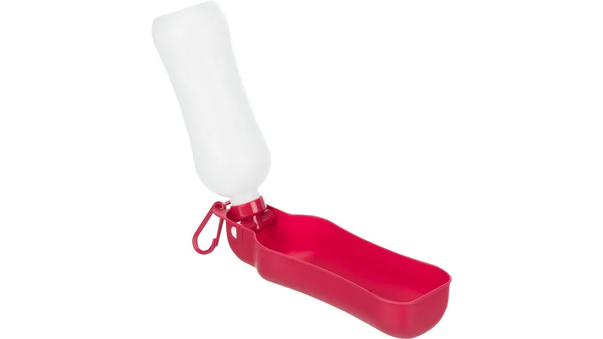 Trixie Flasche mit Trinknapf Kunststoff 500 ml Hunde Zubehör