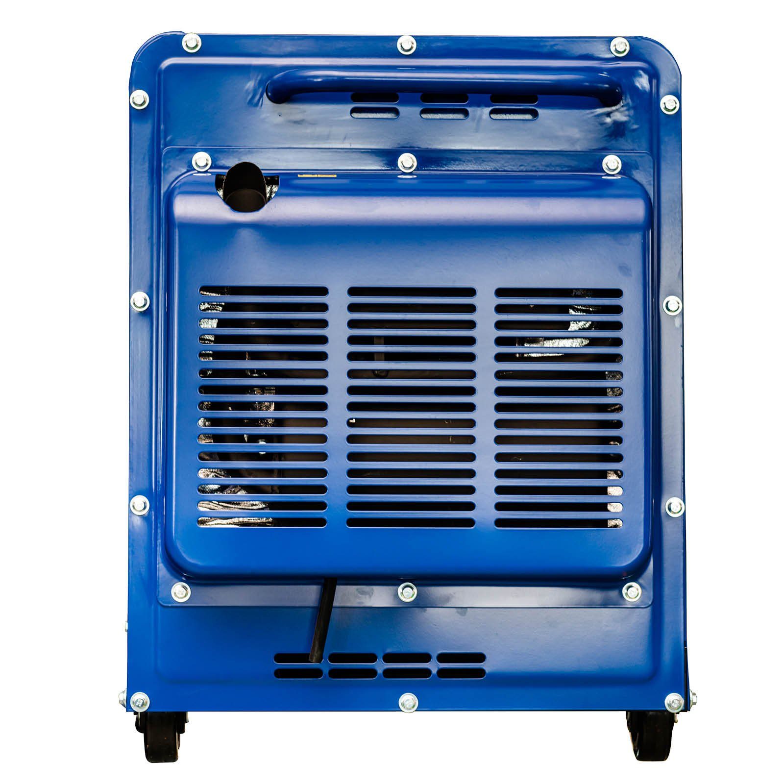 BRAST Stromerzeuger Diesel 5,7kW (7,7PS) mit 418cm³ 5000 Watt 4-Takt-Dieselmotor E-Start, (Zahlreiche Anschlüsse für flexiblen Einsatz lange Laufzeit), Generator Stromgenerator