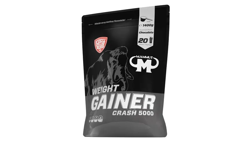 Mammut Weight Gainer Crash 5000 - Chocolate 1400 g