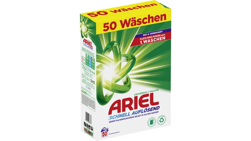 Ariel Universal+ Pulver Vollwaschmittel 3 kg
