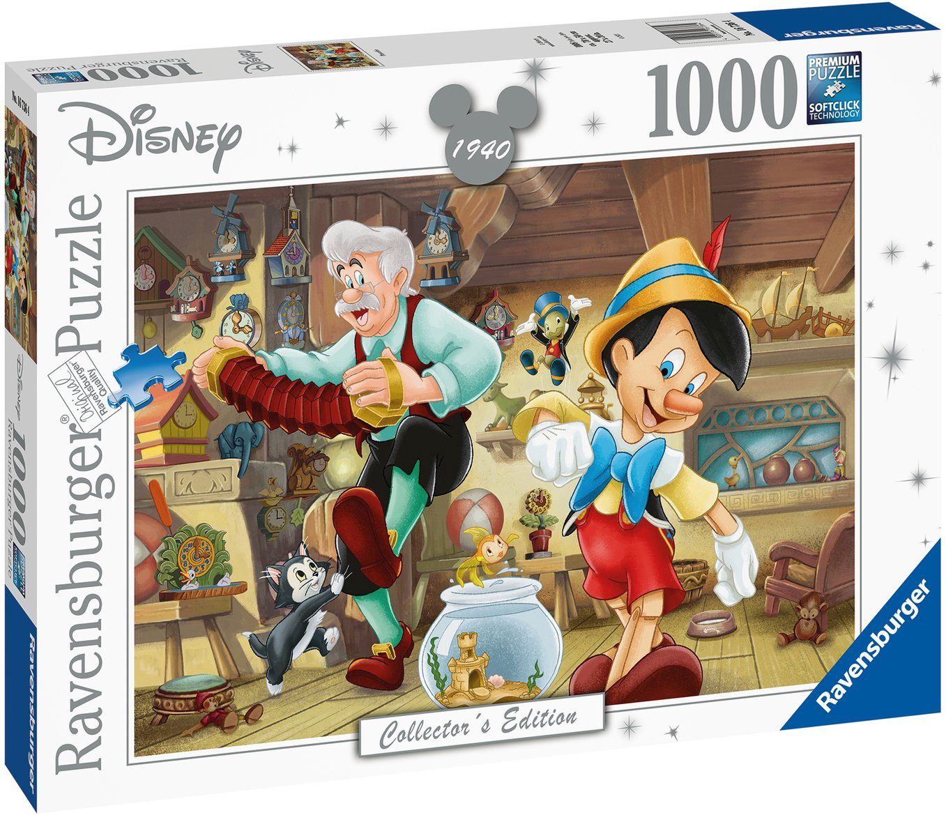Ravensburger Puzzle Pinocchio, 1000 Puzzleteile, FSC® - schützt Wald - weltweit; Made in Germany