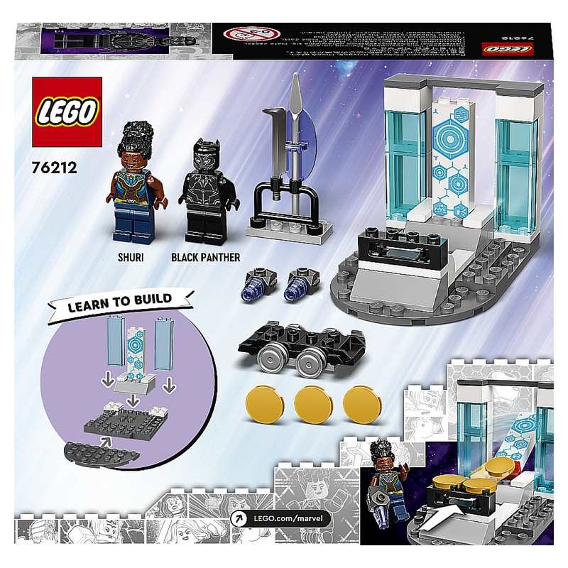 76212 Le labo de Shuri LEGO Marvel