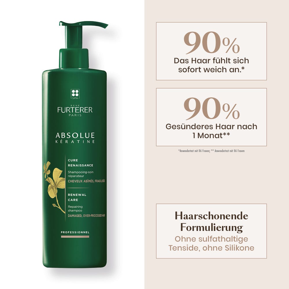 Rene Furterer Absolue Kératine Shampoo 600 ml Sondergröße