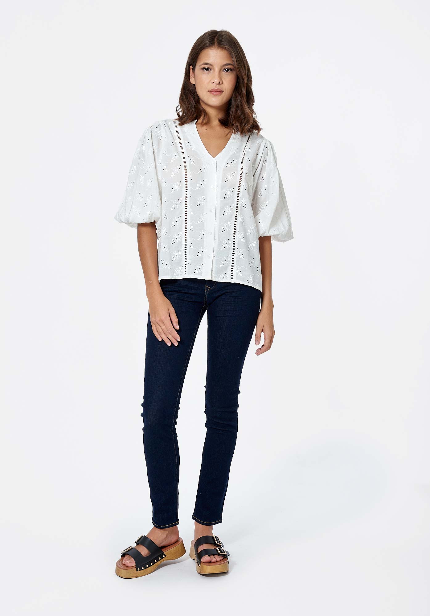 NEW    Blouse légère blanche Femme