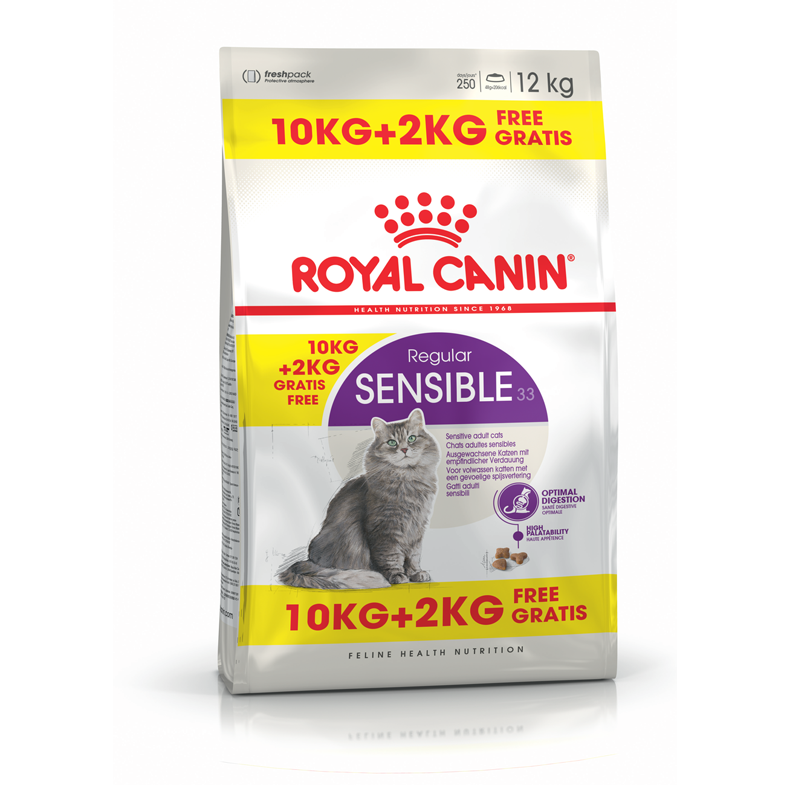 ROYAL CANIN Trockenfutter ROYAL CANIN Sensible 33 10+2kg