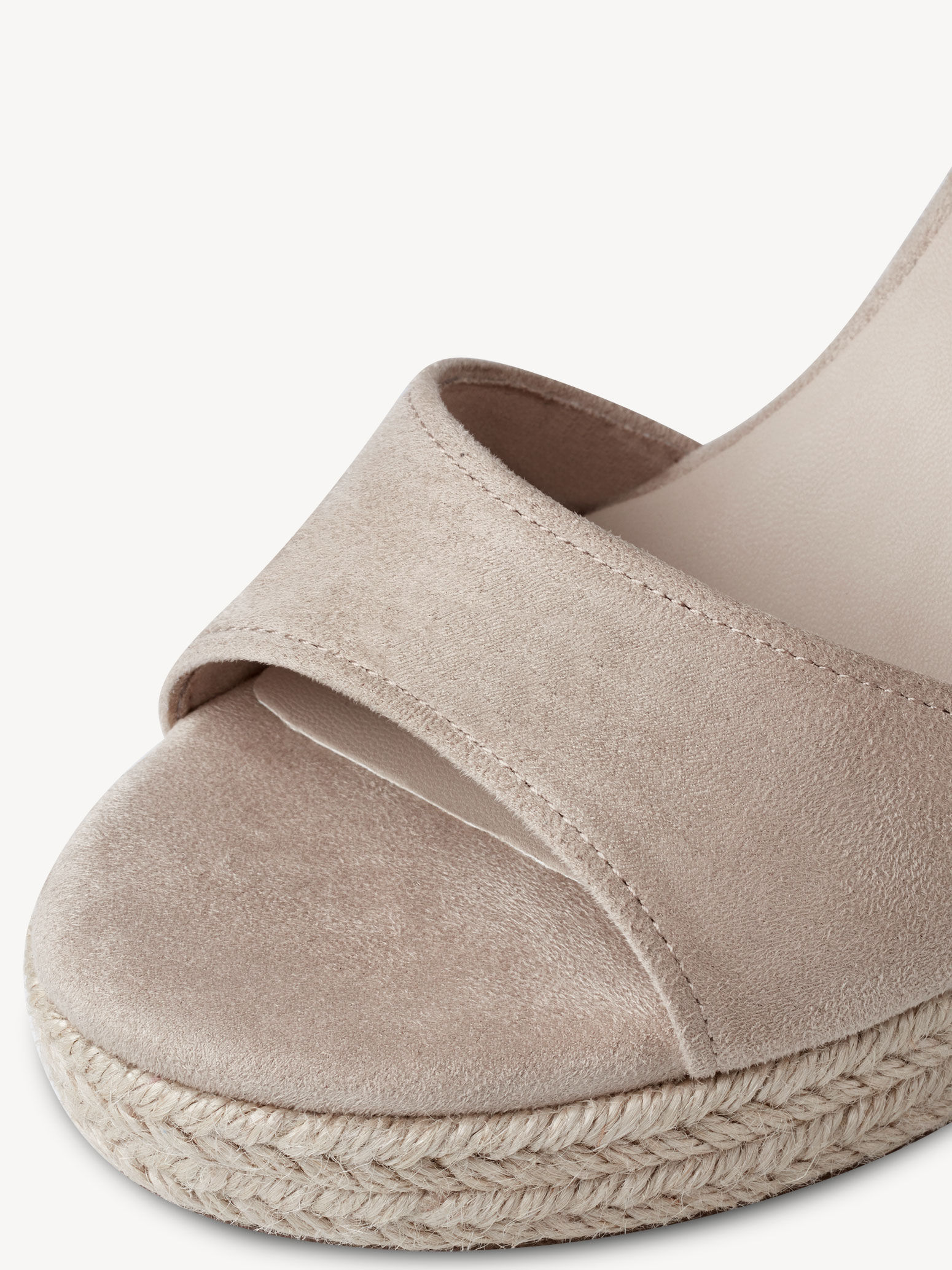 Sandale à talon - beige
