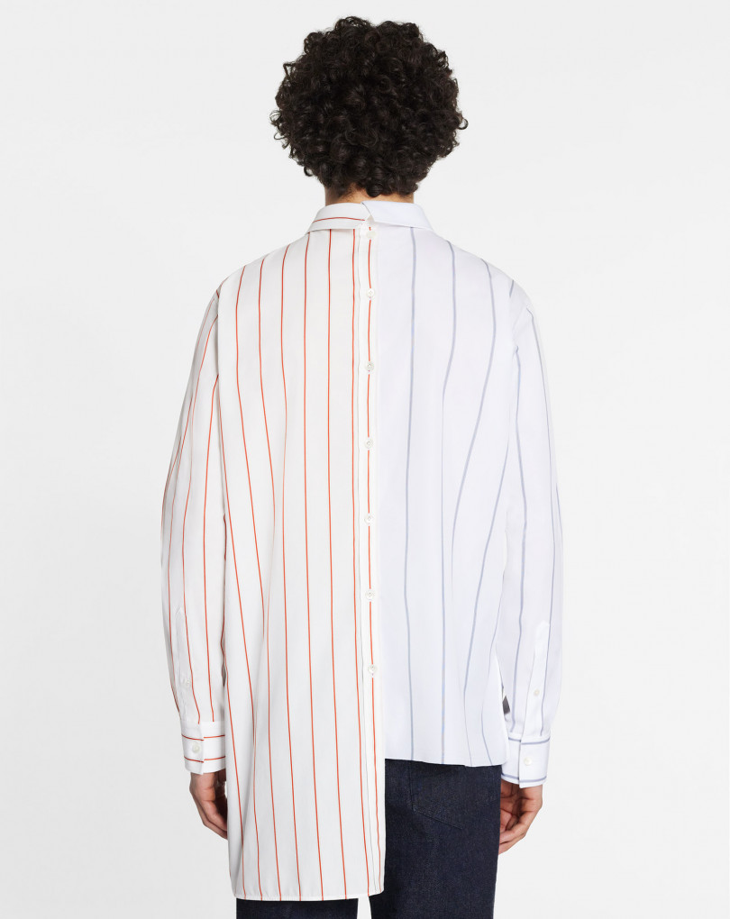 CHEMISE BI GOUT A RAYURES