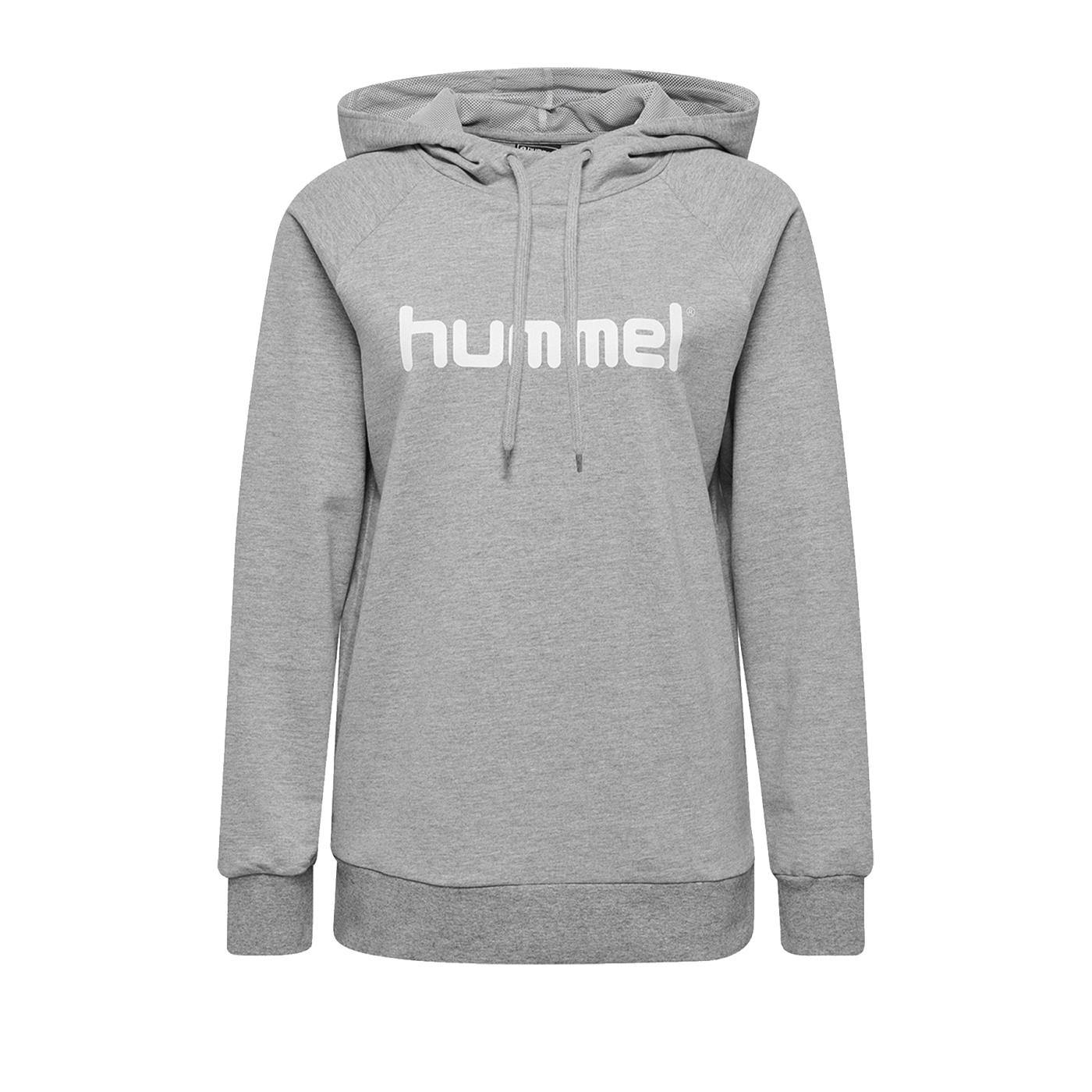 Hummel Cotton Logo Hoody Damen Grau F2006