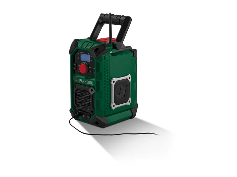 Rádio sem fio para canteiro de obras PARKSIDE® PBRA 20-Li B2, 20 V