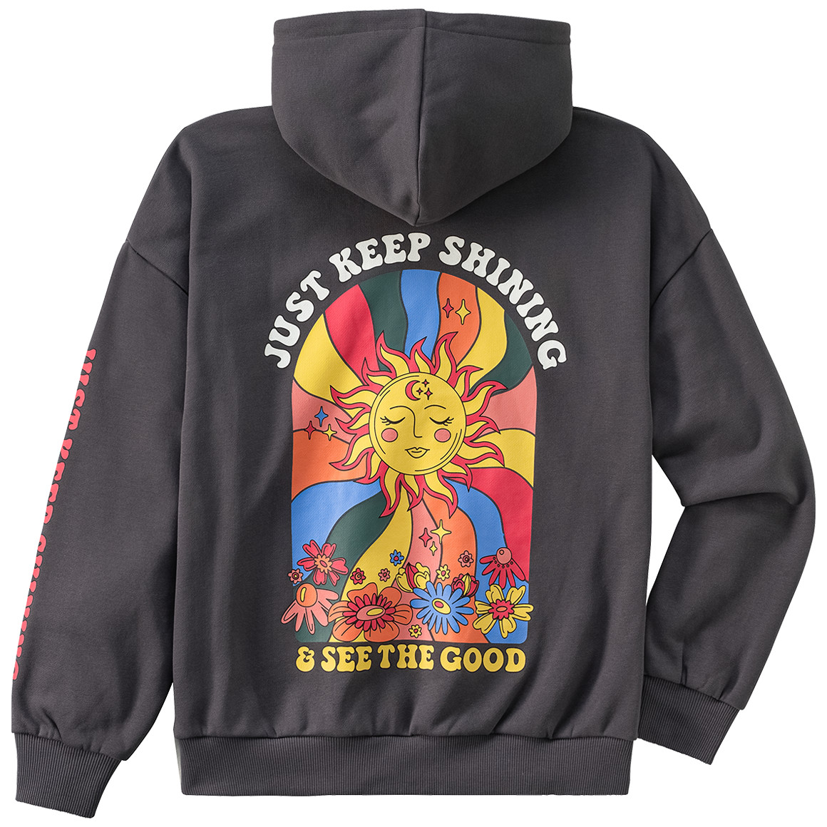 Mädchen Hoodie mit Rücken-Print