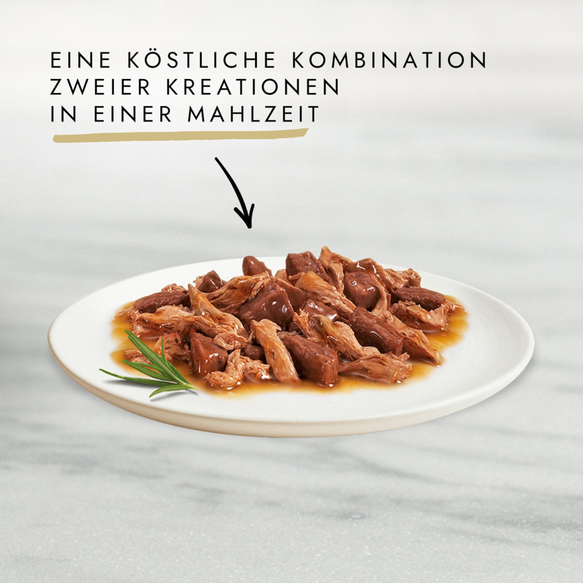 GOURMET Gold Feine Komposition mit Ente und Truthahn bei ZooRoyal
