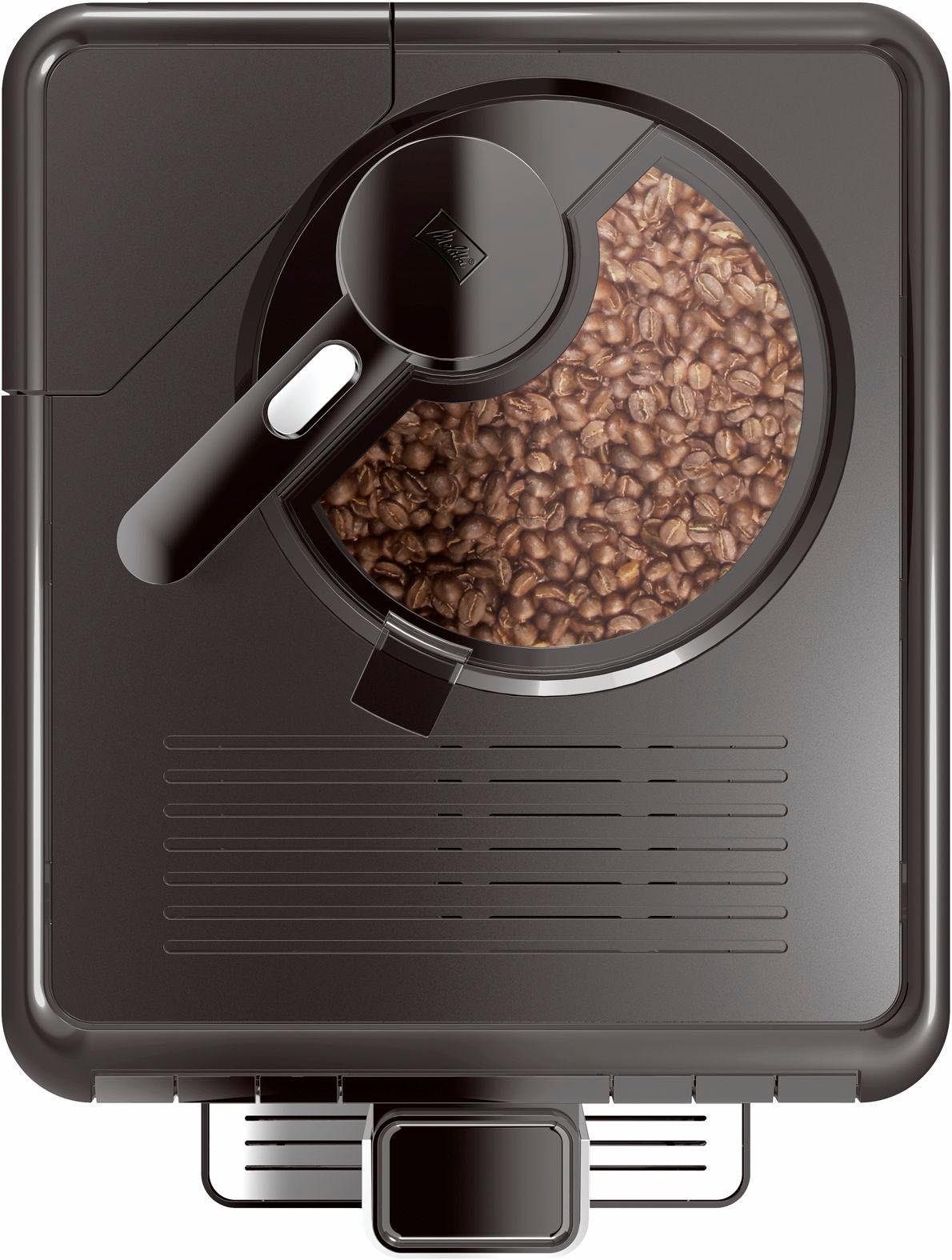Melitta Kaffeevollautomat Varianza® CSP F57/0-101, silber, Tassenindividuell dosieren: My Bean Select, 10 Kaffeerezepte