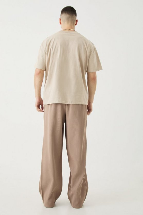Tall Hose mit weitem Bein und elastischem Bund