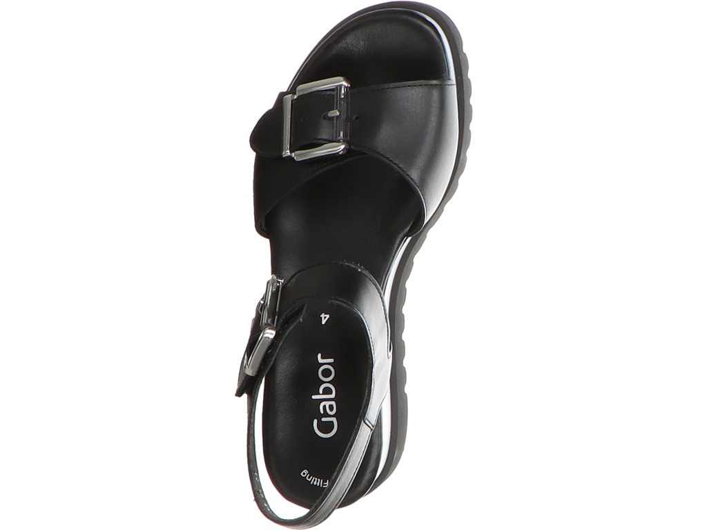 GABOR Klassische Sandalen schwarz