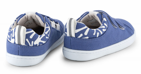 HopFrög ~ Smart Walker Canvas Sneaker ~ Eco Blue/Violet