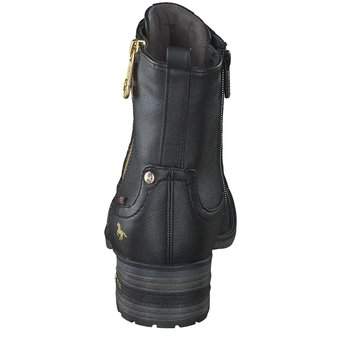 Mustang Schnürstiefelette in schwarz