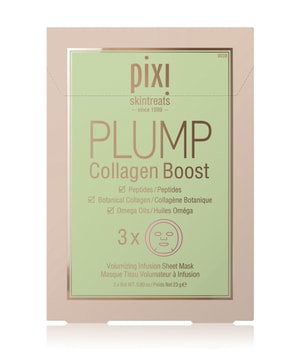Pixi Plump Collagen Boost Sheet Face Mask (3 x) Tuchmaske-3 Stk