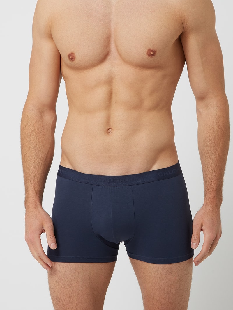 Trunks aus Single Jersey im 3er-Pack Modell 'Natural Benefit' in türkis