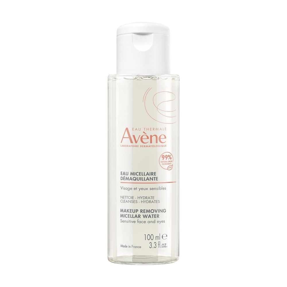 Avène Les Essentiels - Eau micellaire démaquil lante Visage Yeux Lèvres 100 ml Eau micellaire