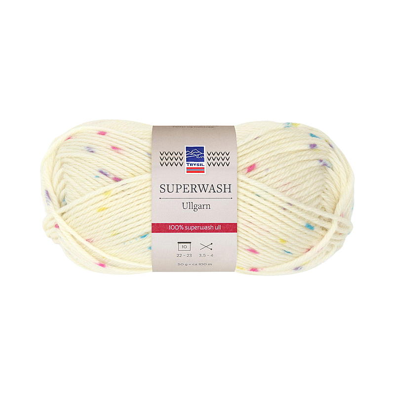 Superwash ullgarn lollipop multi